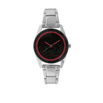 Fastrack Quartz Analog Black Dial Stainless Steel Strap Watch for Girls