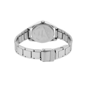 Fastrack Quartz Analog Black Dial Stainless Steel Strap Watch for Girls