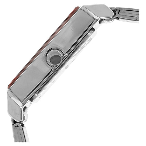 Fastrack Quartz Analog Pink Dial Stainless Steel Strap Watch for Girls