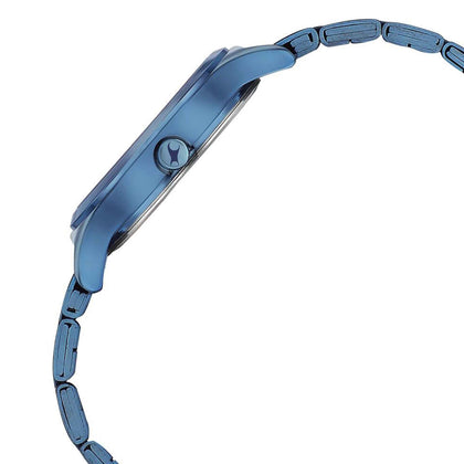 Fastrack Style Up Blue Dial Stainless Steel Strap Watch for Girls