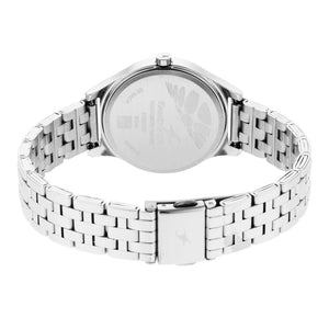 Fastrack Stunners Quartz Analog Pink Dial Metal Strap Watch for Girls