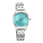 Fastrack Stunners Blue Dial Metal Strap Watch for Girls