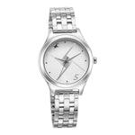 Fastrack Stunners Silver Dial Metal Strap Watch for Girls