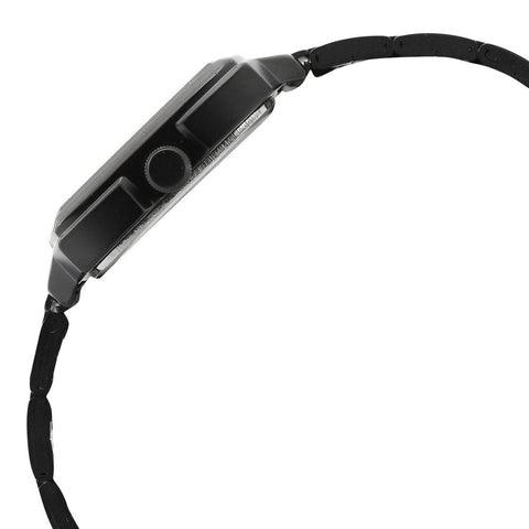 Fastrack Loopholes Quartz Analog with Date Pink Dial Stainless Steel Strap Watch for Girls