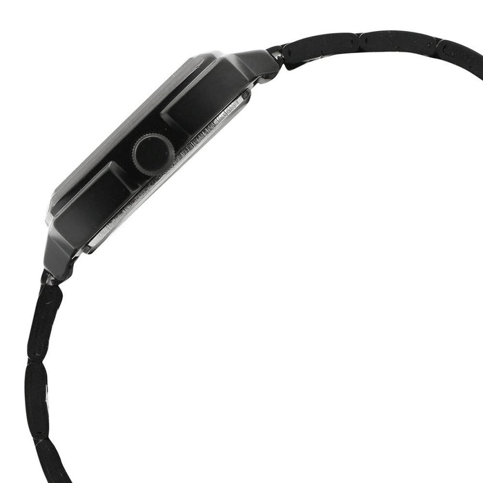 Fastrack Loopholes Quartz Analog with Date Pink Dial Stainless Steel Strap Watch for Girls