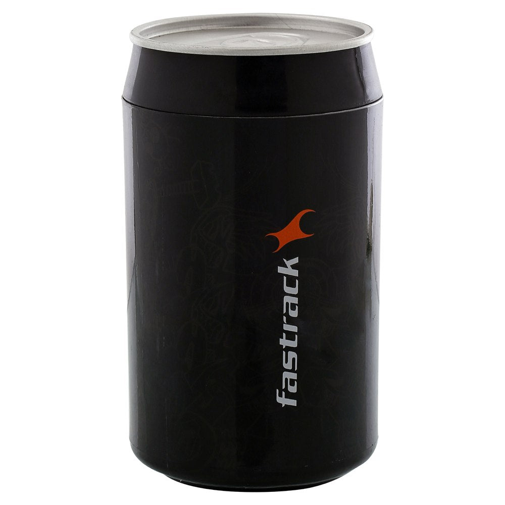 Fastrack Loopholes Quartz Analog with Date Pink Dial Stainless Steel Strap Watch for Girls