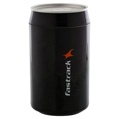 Fastrack Loopholes Quartz Analog with Date Pink Dial Stainless Steel Strap Watch for Girls