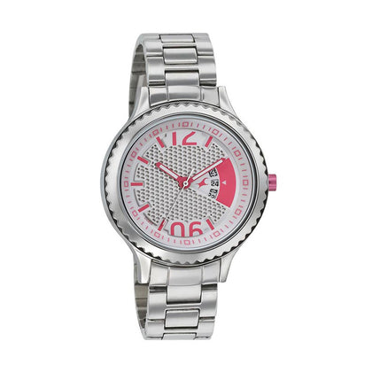 Fastrack Loopholes White Dial Analog Watch for Women 6168SM02
