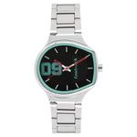 Fastrack Varsity Quartz Analog Black Dial Stainless Steel Strap Watch for Girls