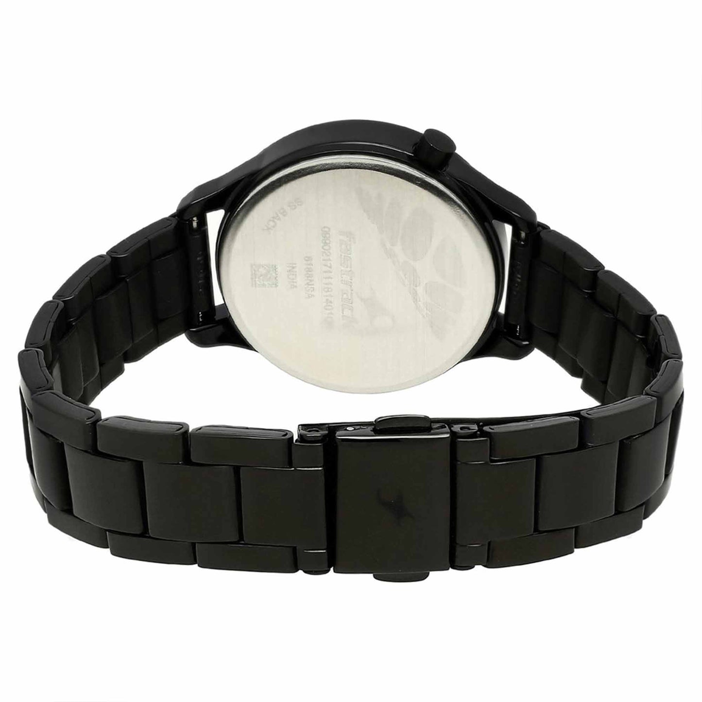 Fastrack Road Trip Quartz Analog Blue Dial Stainless Steel Strap Watch for Girls