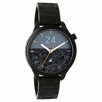 Fastrack Road Trip Quartz Analog Bicolour Dial Stainless Steel Strap Watch for Girls