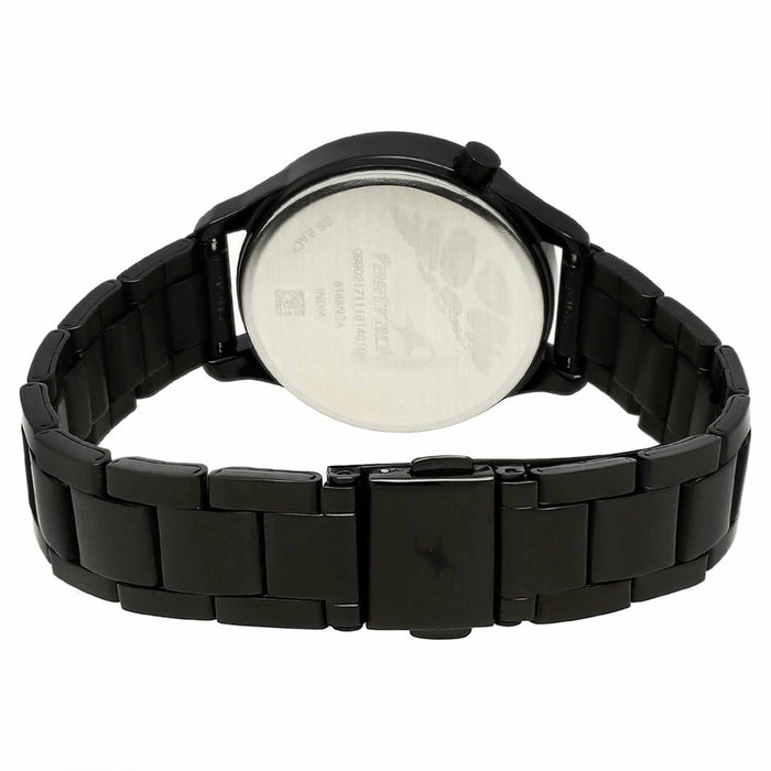 Fastrack Road Trip Quartz Analog Bicolour Dial Stainless Steel Strap Watch for Girls