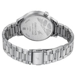 Fastrack Space Rover Quartz Analog with Date Blue Dial Stainless Steel Strap Watch for Girls