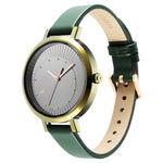 Style Up Black Dial Leather Strap Watch for Girls