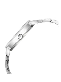 Fastrack Stunners Quartz Analog Silver Dial Metal Strap Watch for Girls 6282SM01