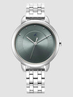 Fastrack Stunners Quartz Analog Blue Dial Metal Strap Watch for Girls 6282SM02