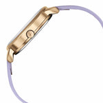 Fastrack Stunners Quartz Multifunction Purple Dial Leather Strap Watch for Girls