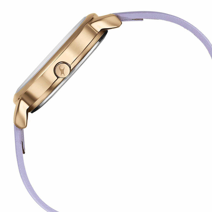 Fastrack Stunners Quartz Multifunction Purple Dial Leather Strap Watch for Girls
