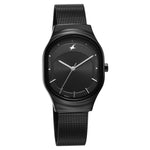Fastrack Snob X Black Dial Stainless Steel Strap Watch for Girls