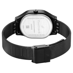 Fastrack Snob X Black Dial Stainless Steel Strap Watch for Girls