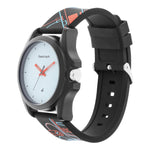 Fastrack Arcade Quartz Analog White Dial Silicone Strap Unisex Watch