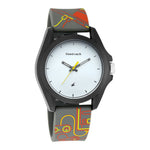 Fastrack Arcade Quartz Analog White Dial Silicone Strap Unisex Watch