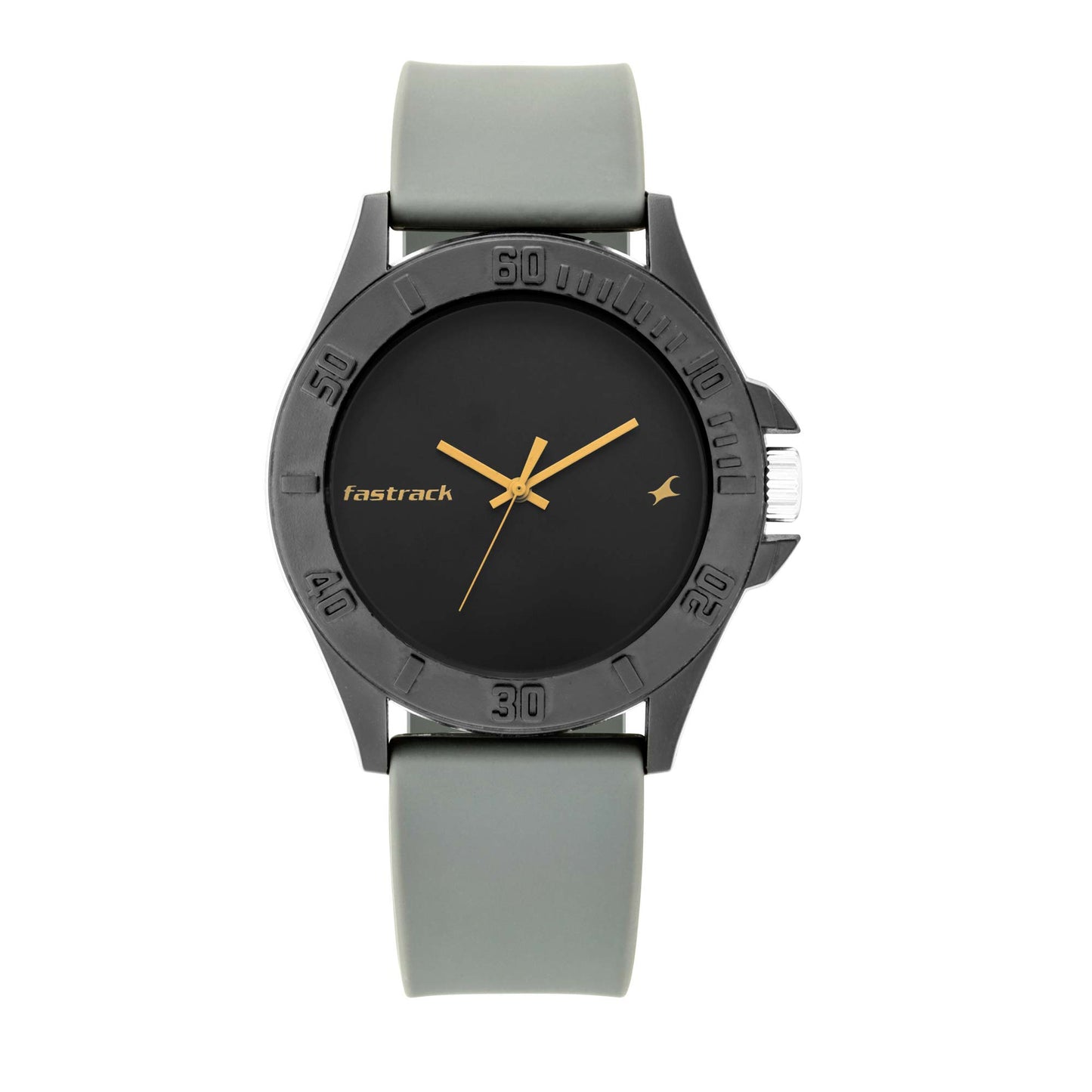 Fastrack Fastfit Quartz Analog Grey Dial Silicone Strap Unisex Watch