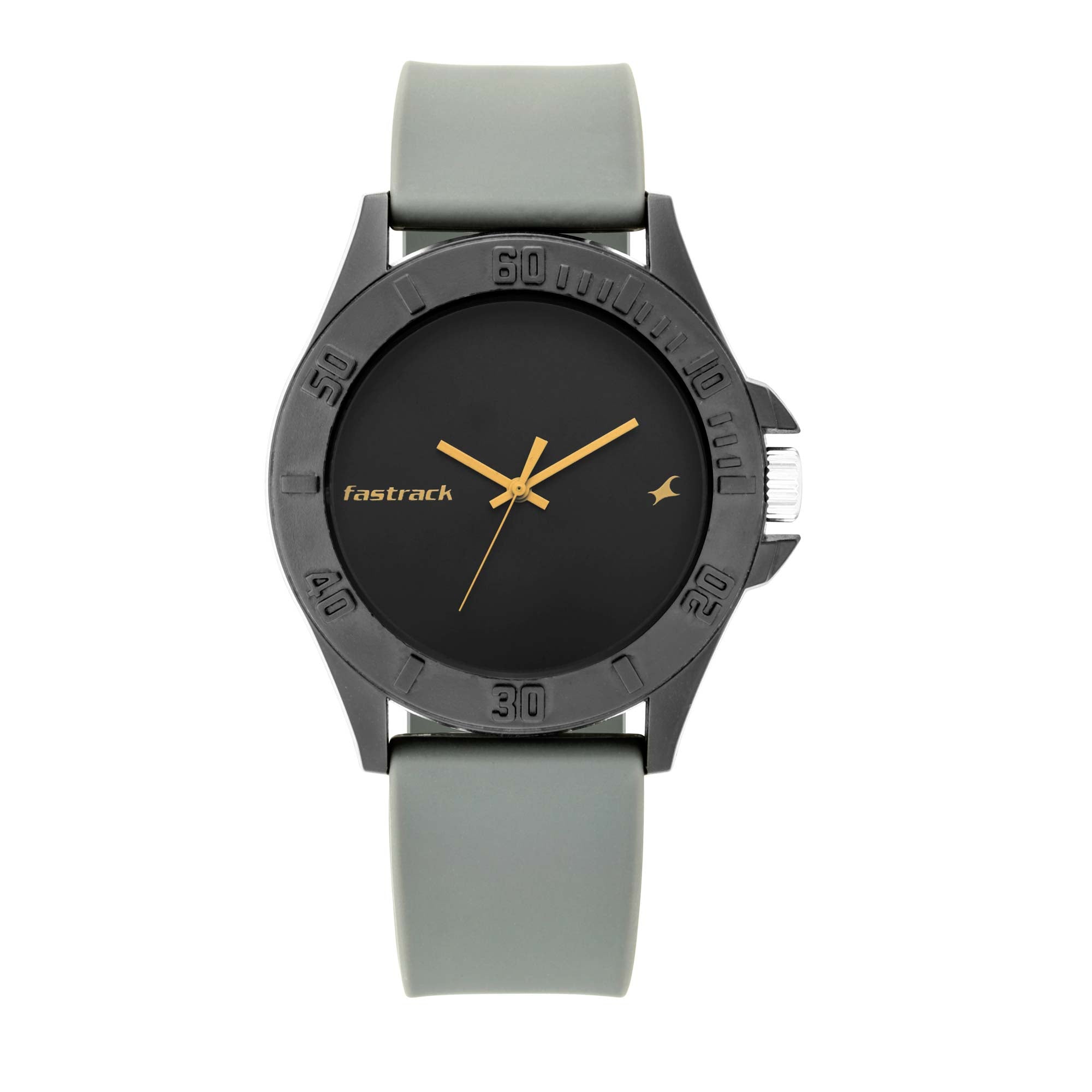 Fastrack Fastfit Quartz Analog Grey Dial Silicone Strap Unisex Watch