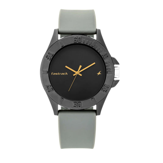 Fastrack Fastfit Quartz Analog Grey Dial Silicone Strap Unisex Watch