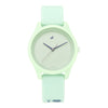 Fastrack Green Dial Silicone Strap Analog Watch for Women