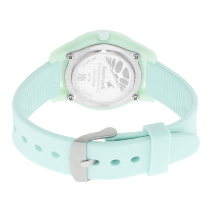 Fastrack Green Dial Silicone Strap Analog Watch for Women