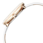 Fastrack Younique Quartz Analog Mother Of Pearl Dial LeatherStrap Watch For Girls 68035KL01