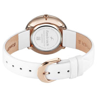 Fastrack Younique Quartz Analog Mother Of Pearl Dial LeatherStrap Watch For Girls 68035KL01