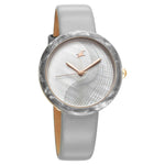 Fastrack Younique Quartz Analog Mother Of Pearl Dial LeatherStrap Watch For Girls