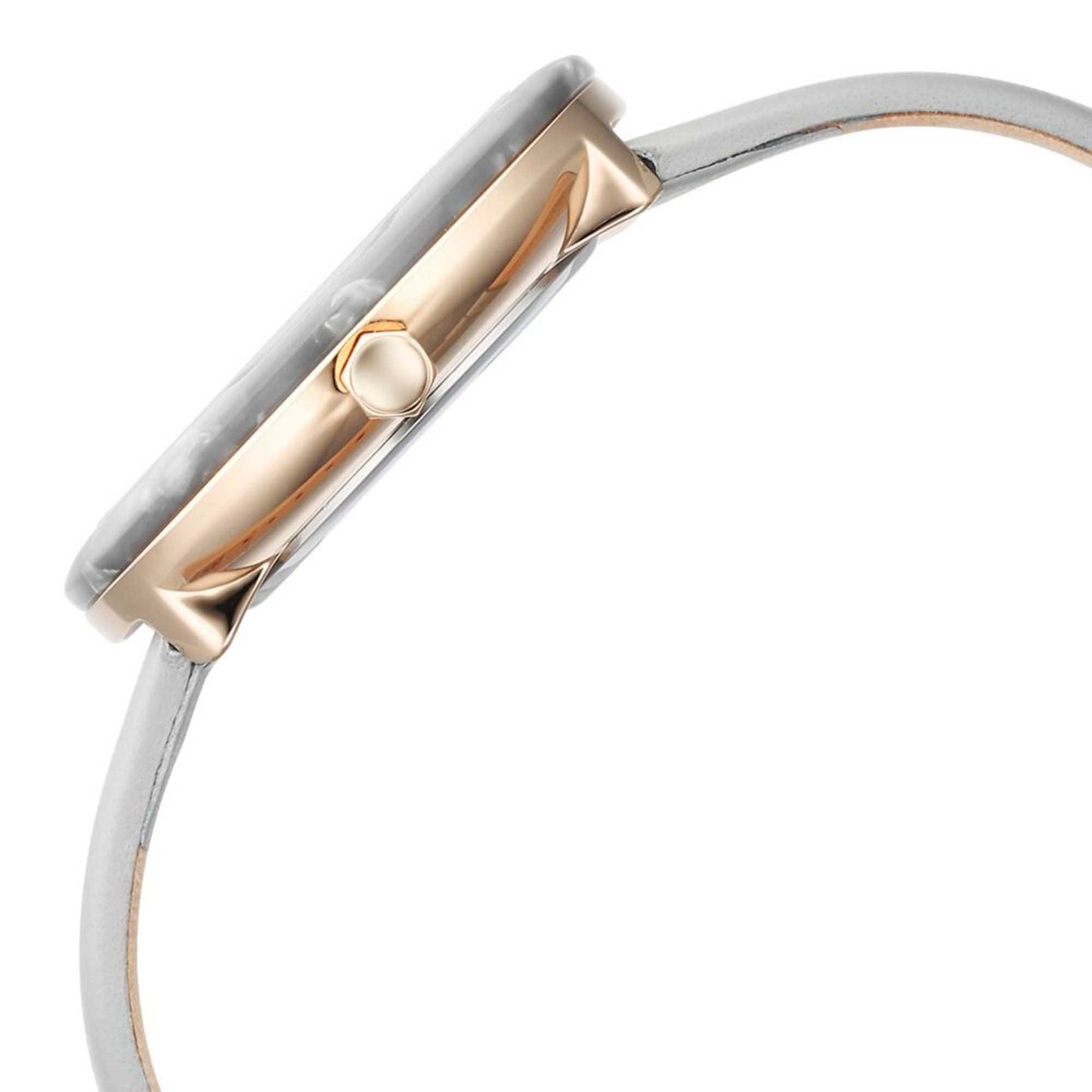 Fastrack Younique Quartz Analog Mother Of Pearl Dial LeatherStrap Watch For Girls