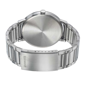 Sonata Quartz Analog Blue Dial Stainless Steel Strap Watch for Men