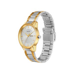 Sonata Quartz Analog with Day and Date Silver Dial Stainless Steel Strap Watch for Men