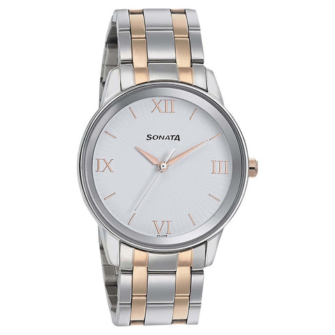 Wedding Edition - White Dial Bimetal Strap Watch