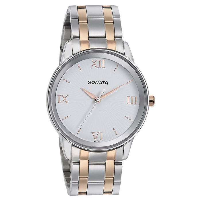 Wedding Edition - White Dial Bimetal Strap Watch