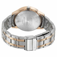 Sonata Quartz Analog with Day and Date Blue Dial Bimetal Strap Watch for Men