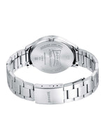 Sonata Quartz Analog Silver Dial Metal Strap Watch for Men