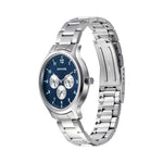 Sonata Quartz Analog Blue Dial Metal Strap Watch for Men