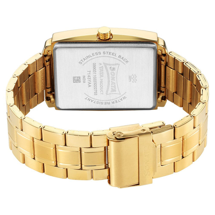 Sonata Utsav Brown Dial Watch for Men