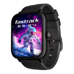 Fastrack Rider Bluetooth Black Smart Watch with 1.83" Ultra UV HD Display | Health Tracker | 100+ Sports Modes | Upto 5 Day Battery Life