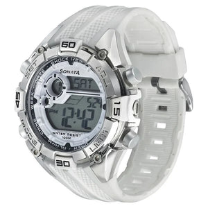 SF Digital Dial Plastic Strap Watch for Men