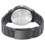 Sonata Quartz Analog Black Dial Metal Strap Watch for Men