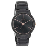 Sonata Quartz Analog Black Dial Metal Strap Watch for Men