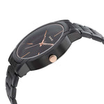 Sonata Quartz Analog Black Dial Metal Strap Watch for Men