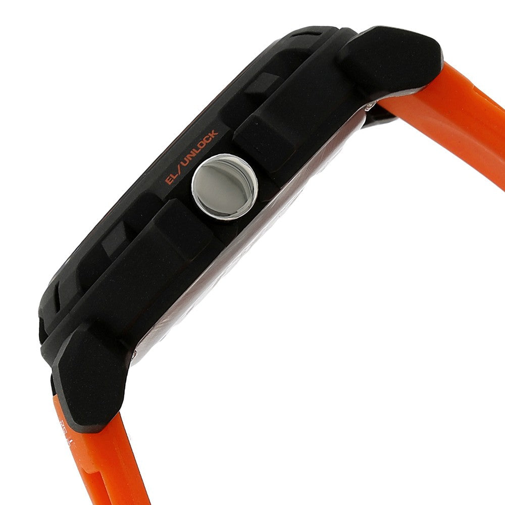 SF Digital Dial Silicone Strap Watch for Men