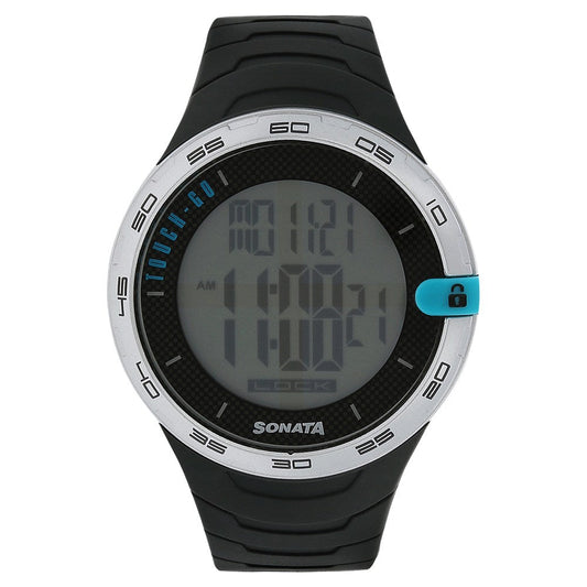 SF Digital Dial Plastic Strap Watch for Men